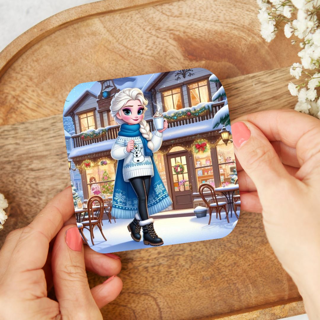 Reine des Neiges - Dessous de verre | Hivernal Dessous de verres Disney Shop | Anylem Beauty 