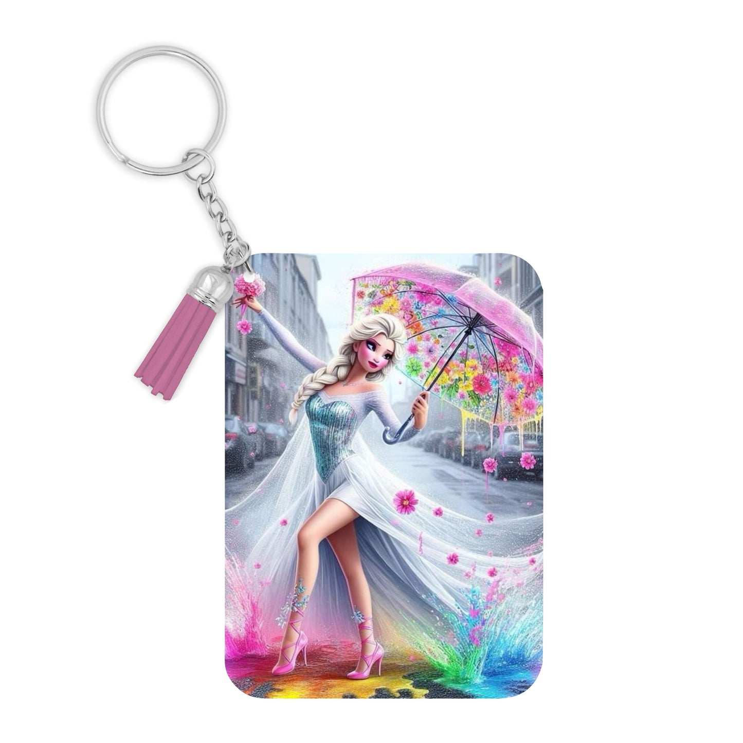 Reine des Neiges - Porte Clé avec prénom | Rainbow Porte-clés Disney Shop | Anylem Beauty 