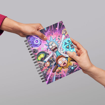 Rick & Morty - Carnet spirale A5 Carnets et bloc-notes Disney Shop | Anylem Beauty 