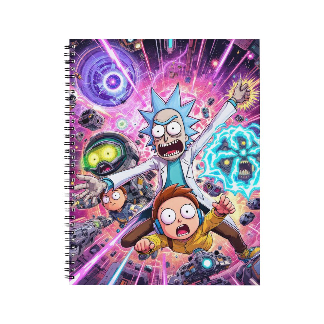 Rick & Morty - Carnet spirale A5 Carnets et bloc-notes Disney Shop | Anylem Beauty 