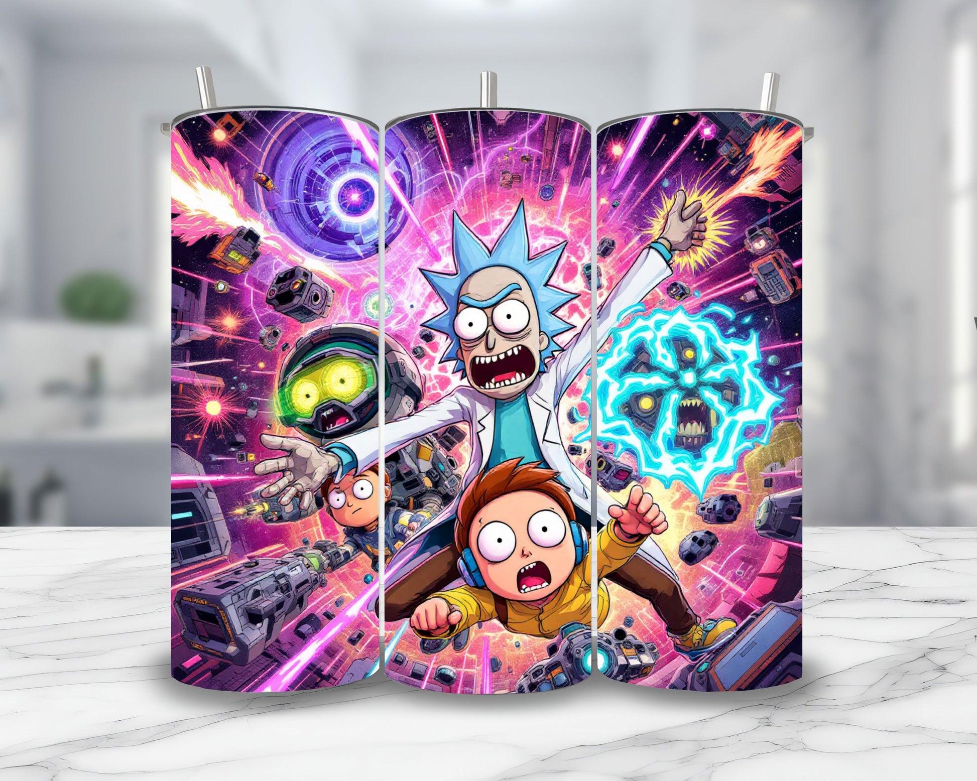 Rick & Morty - Thermos en acier inoxydable 600ml Thermos inoxydable Disney Shop | Anylem Beauty 