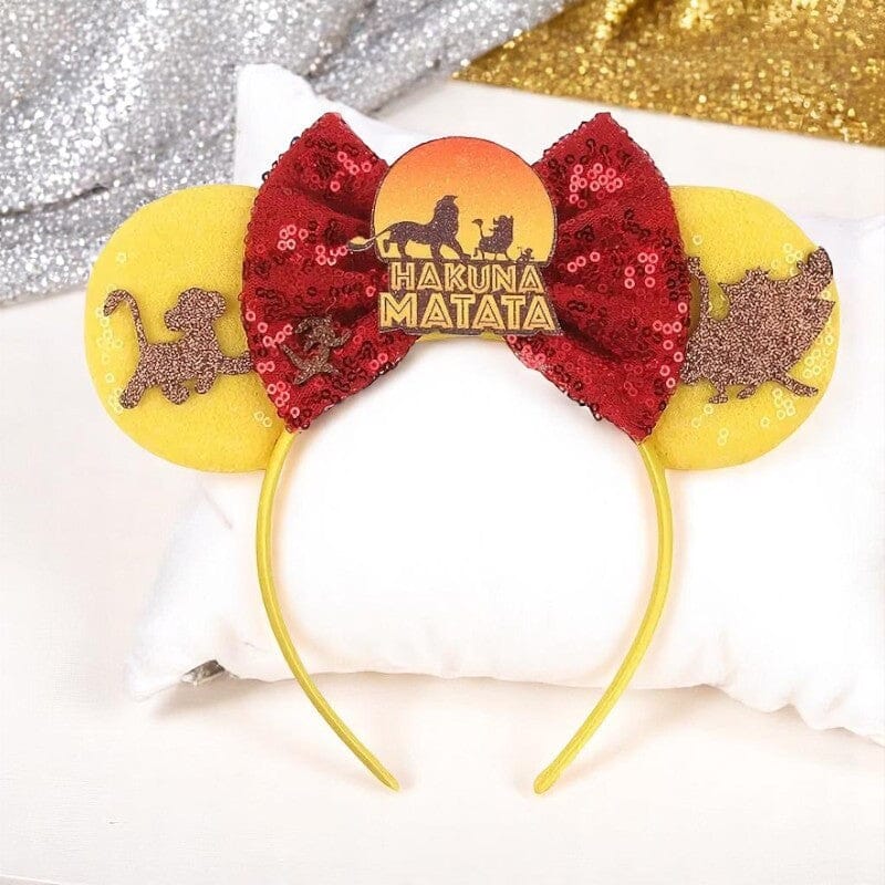 Roi Lion - Ears "Hakuna Matata" Chouchou Disney Shop | Anylem Beauty 