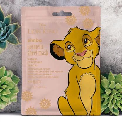 Roi Lion - Lot de 2 Masques Visage Simba Masques Visage Mad Beauty 