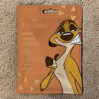 Roi Lion - Masque Visage Timon Masques Visage Mad Beauty 