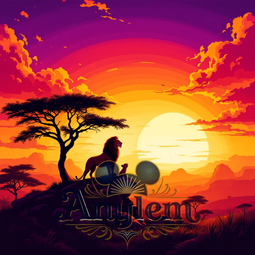 Roi Lion - Personnalisation | Couché de soleil Personnalisation Disney Shop | Anylem Beauty 