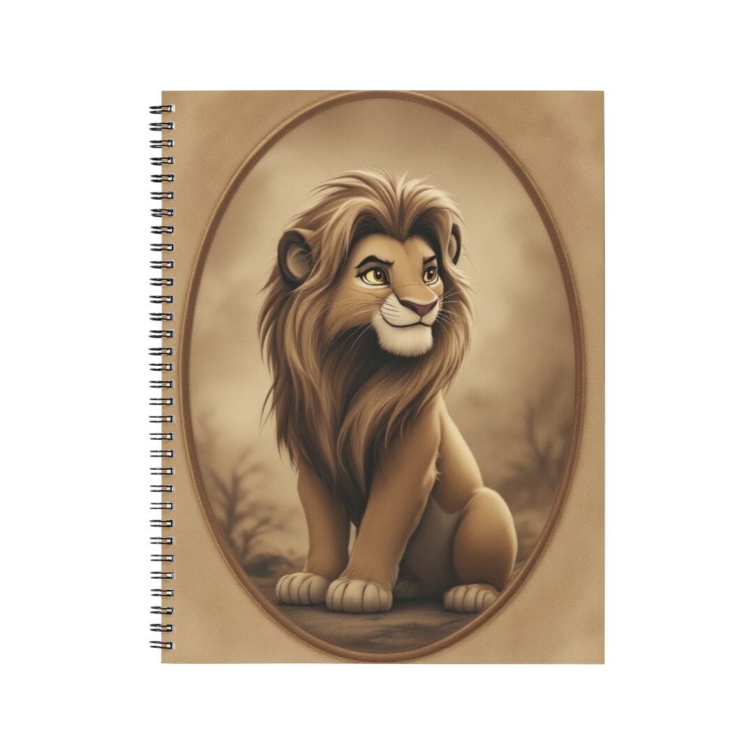 Roi Lion - Personnalisation | Vintage Personnalisation Disney Shop | Anylem Beauty Carnet de notes A5 
