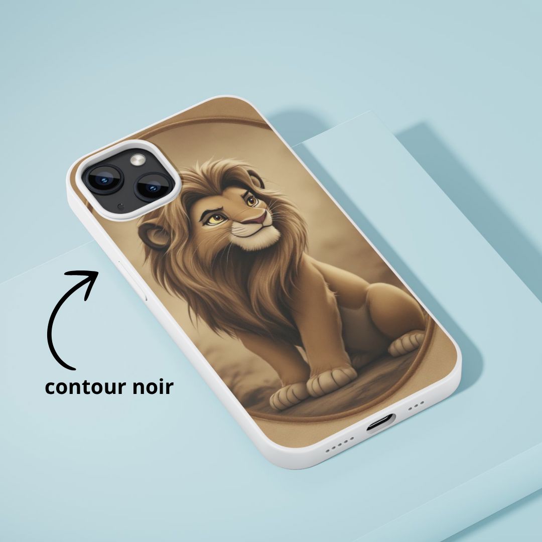 Roi Lion - Personnalisation | Vintage Personnalisation Disney Shop | Anylem Beauty Coque de téléphone 