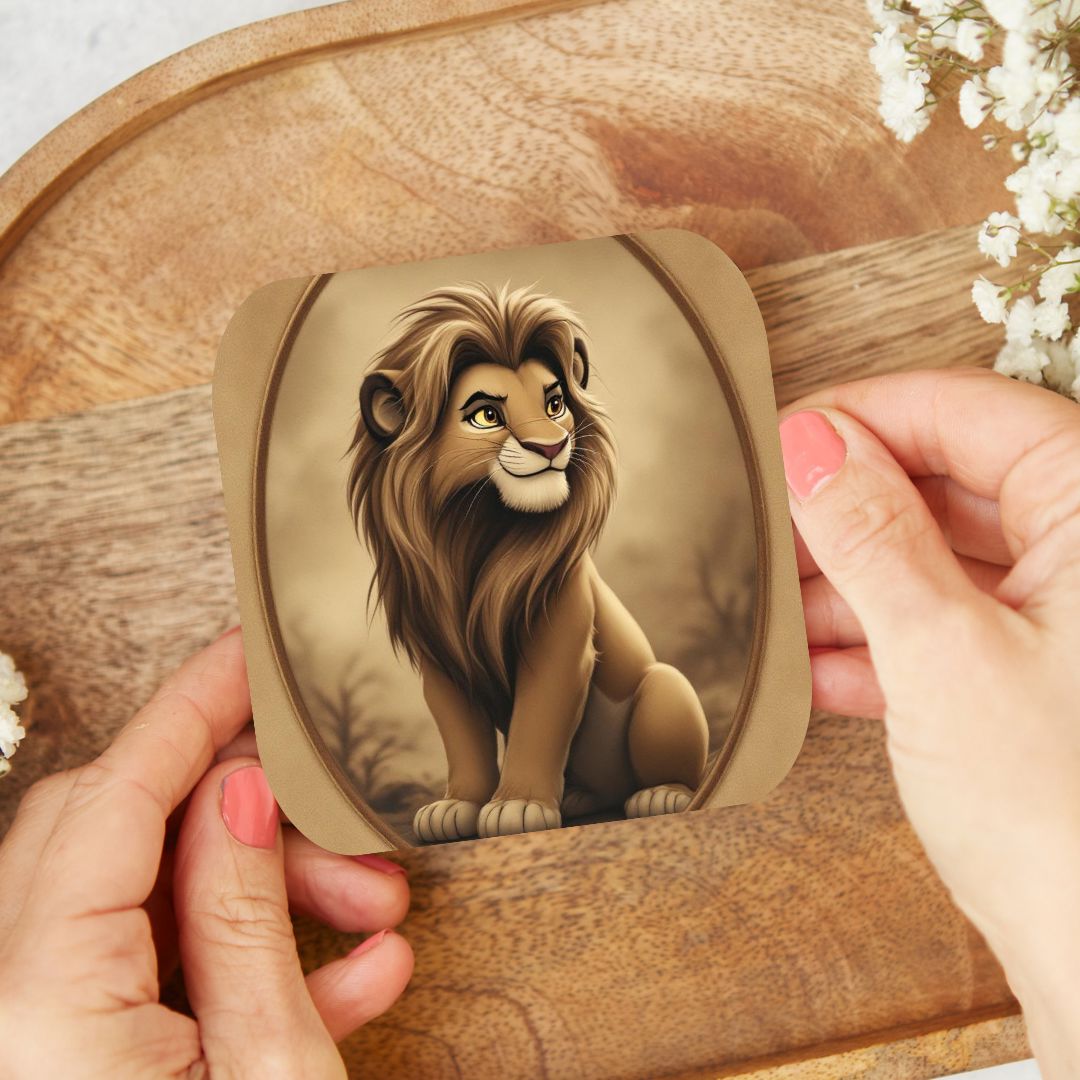 Roi Lion - Personnalisation | Vintage Personnalisation Disney Shop | Anylem Beauty Dessous de verres 