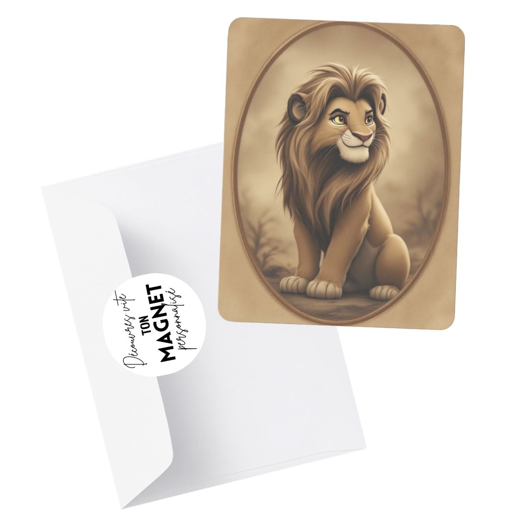 Roi Lion - Personnalisation | Vintage Personnalisation Disney Shop | Anylem Beauty Magnet 