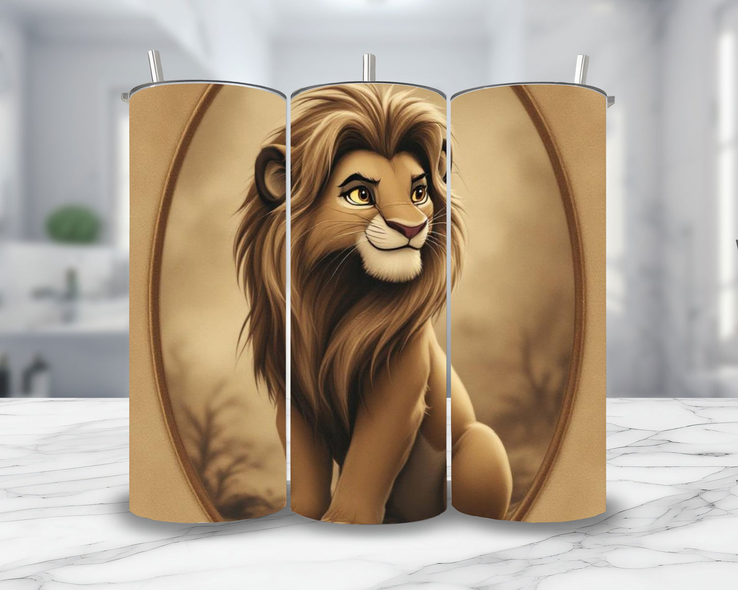 Roi Lion - Personnalisation | Vintage Personnalisation Disney Shop | Anylem Beauty Thermos 570ml 