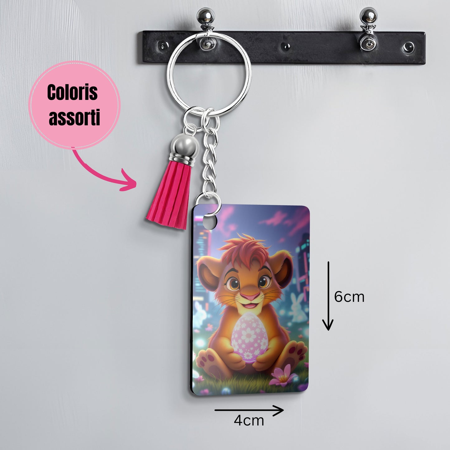 Roi Lion - Porte Clé avec prénom | Pâques Porte-clés Disney Shop | Anylem Beauty 