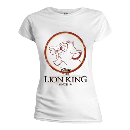 Roi Lion - T-Shirt FEMME (Différentes Tailles) Vêtements Cotton Division 