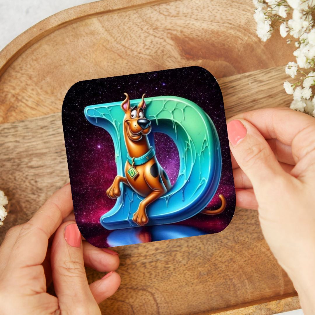 Scooby Doo - Dessous de verre | Lettrage Dessous de verres Disney Shop | Anylem Beauty D 