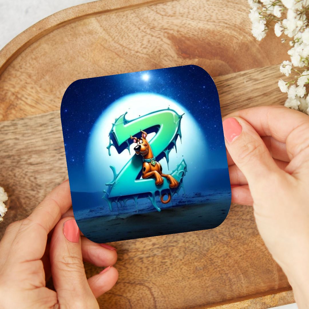 Scooby Doo - Dessous de verre | Lettrage Dessous de verres Disney Shop | Anylem Beauty Z 