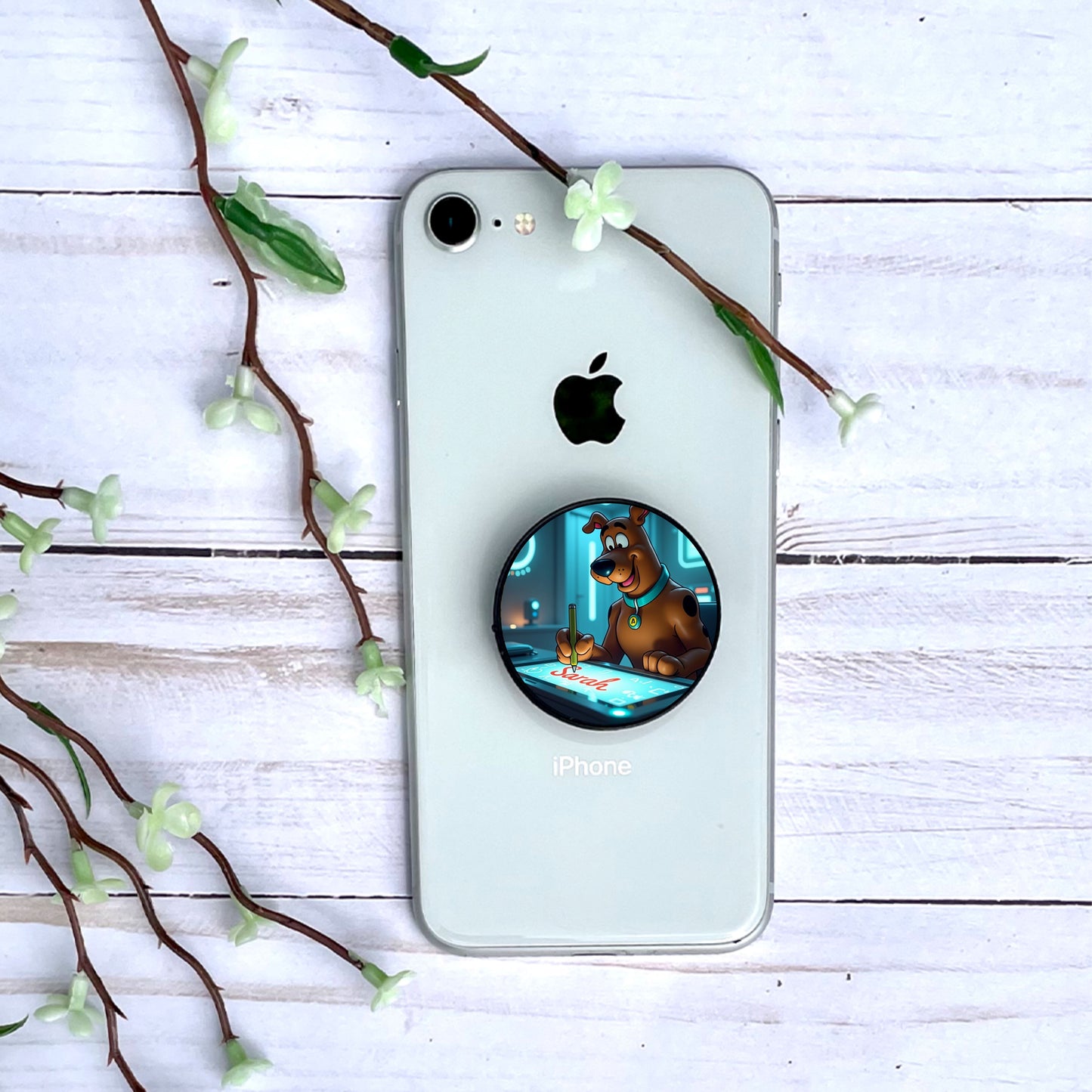 Scooby Doo - Phone Grip avec prénom | EXCLU Phone Grip Disney Shop | Anylem Beauty 