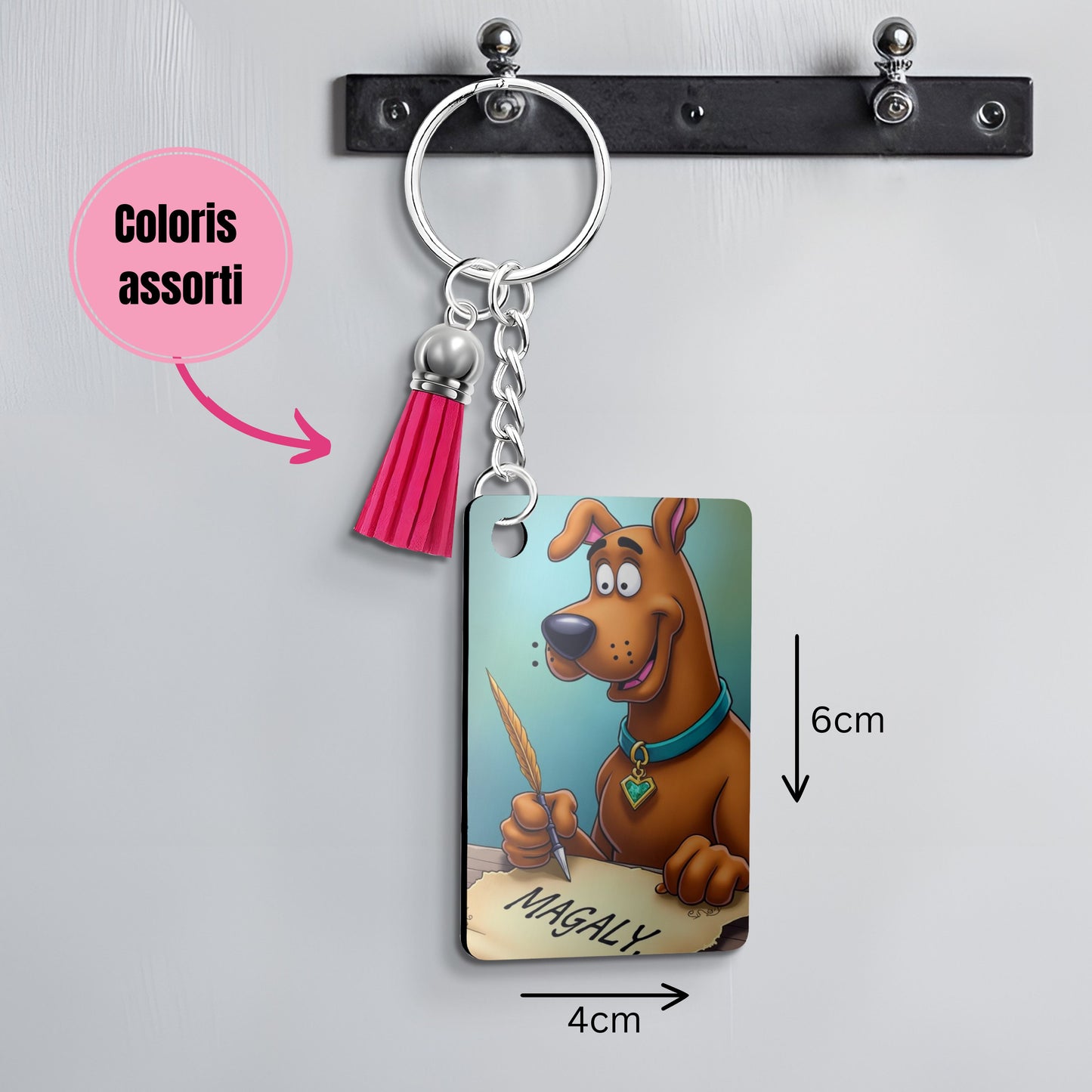 Scooby Doo - Porte-Clé avec prénom | EXCLU Porte-clés Disney Shop | Anylem Beauty 