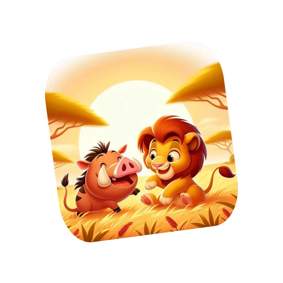 Simba x Pumba - Dessous de verre Dessous de verres Disney Shop | Anylem Beauty 