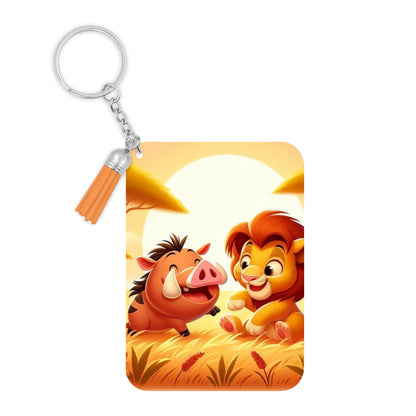 Simba x Pumba - Porte Clé avec prénom Porte-clés Disney Shop | Anylem Beauty 