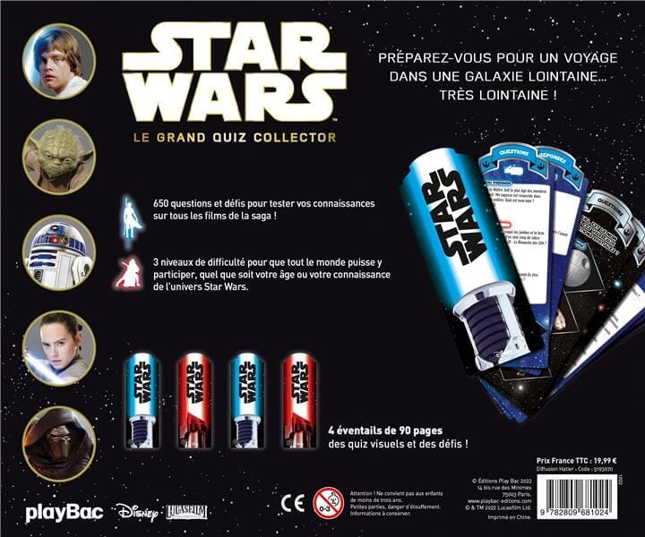 Star Wars - JDS Le Grand Quizz Jeux de Societé Play Bac 