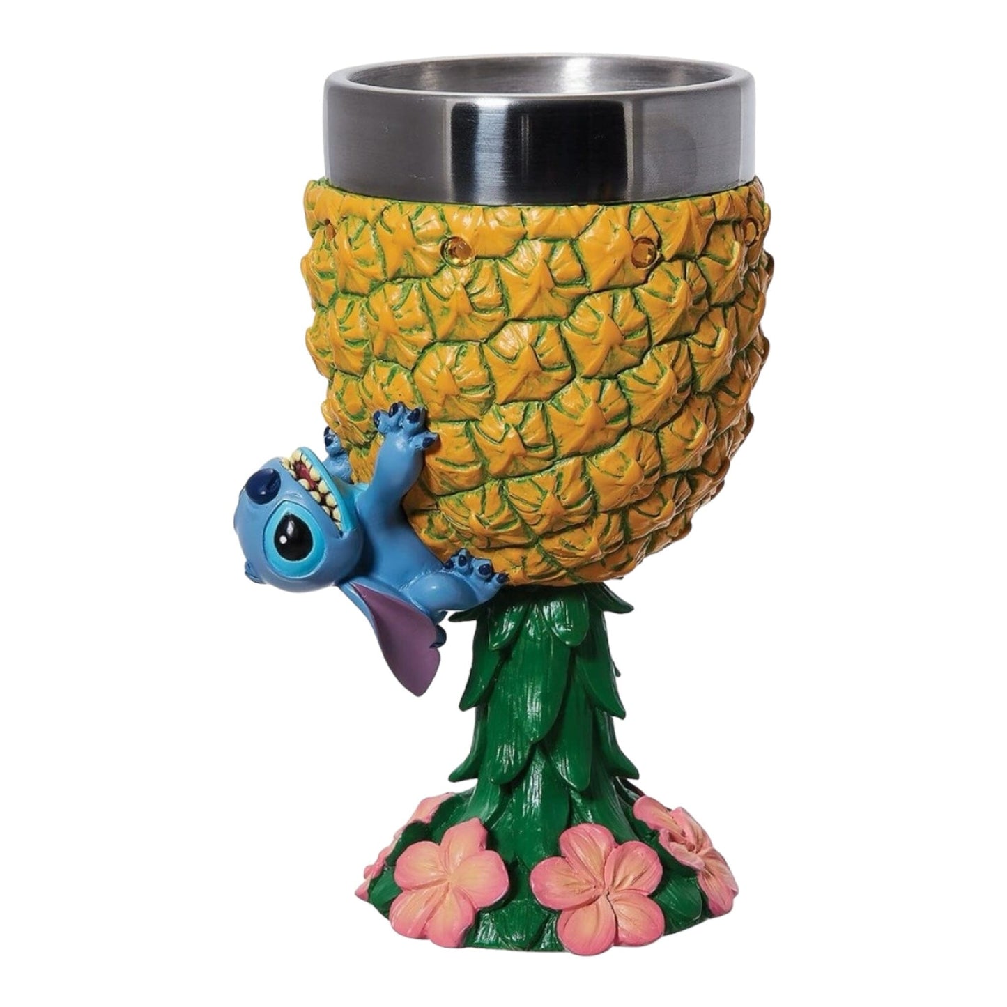 Stitch - Calice Ananas en acier inoxydable 18cm Arts de la Table Enesco 