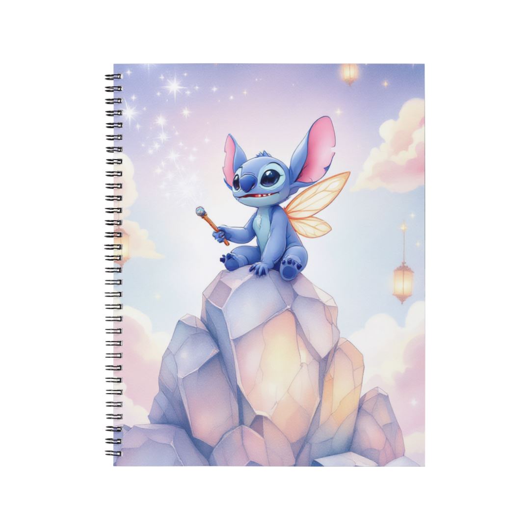 Stitch - Carnet spirale A5 | Féerique Carnets et bloc-notes Disney Shop | Anylem Beauty 