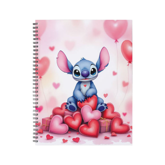 Stitch - Carnet spirale A5 | St Valentin Carnets et bloc-notes Disney Shop | Anylem Beauty 