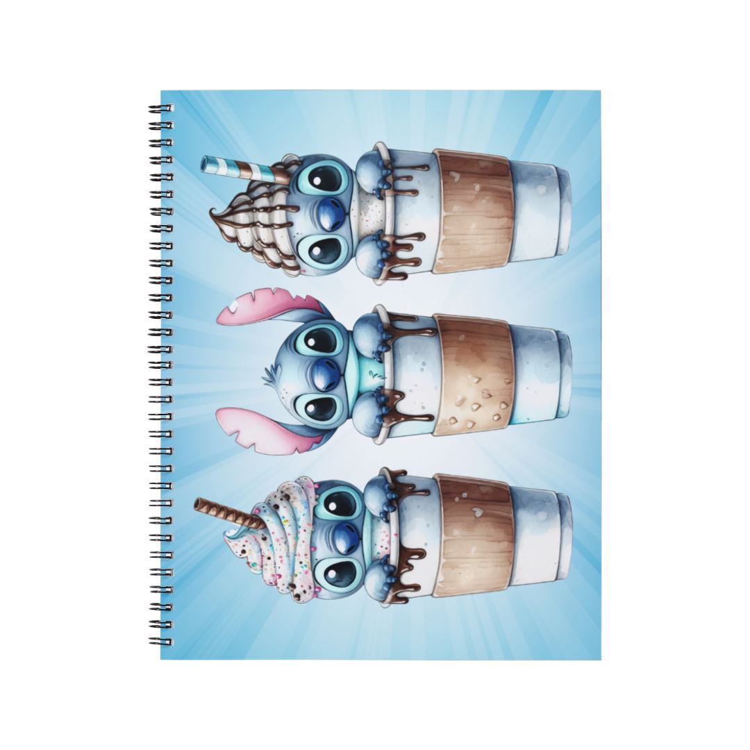 Stitch - Carnet spirale A5 | Triple Milkshake Carnets et bloc-notes Disney Shop | Anylem Beauty 