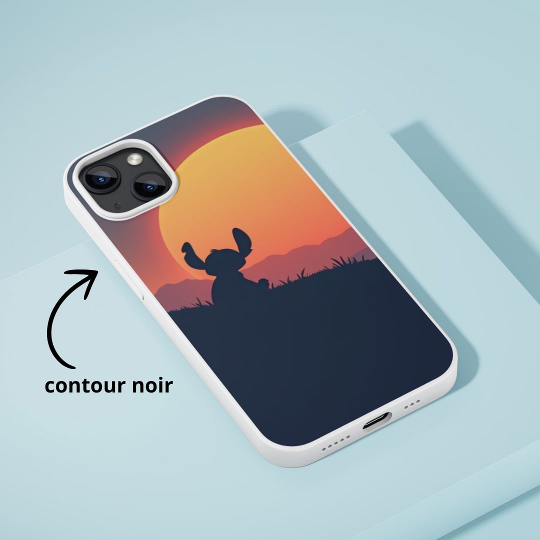 Stitch - Coque de téléphone | Couché de soleil Coque de téléphone Disney Shop | Anylem Beauty 
