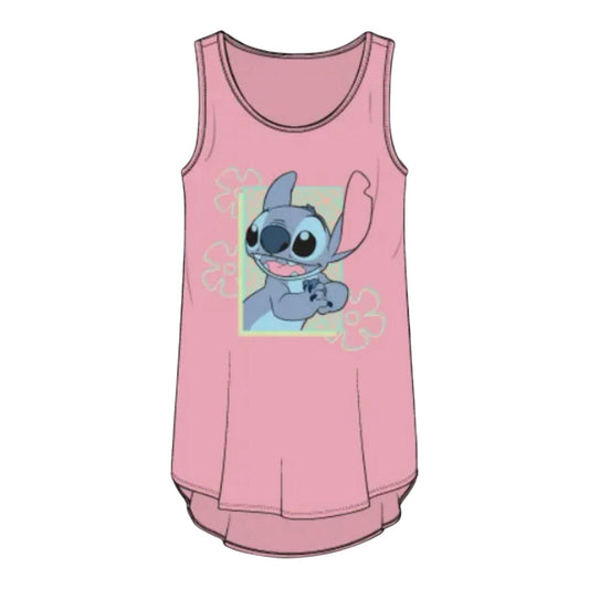 Stitch - Débardeur Long/Robe Rose Vêtements Sun City 