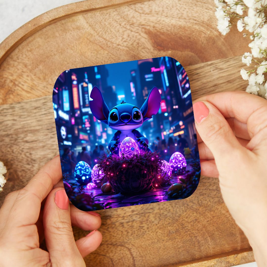 Stitch - Dessous de verre | Pâques Dessous de verres Disney Shop | Anylem Beauty 