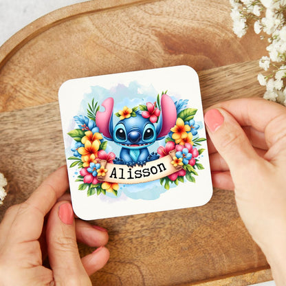 Stitch - Dessous de verre | Prénom Dessous de verres Disney Shop | Anylem Beauty 