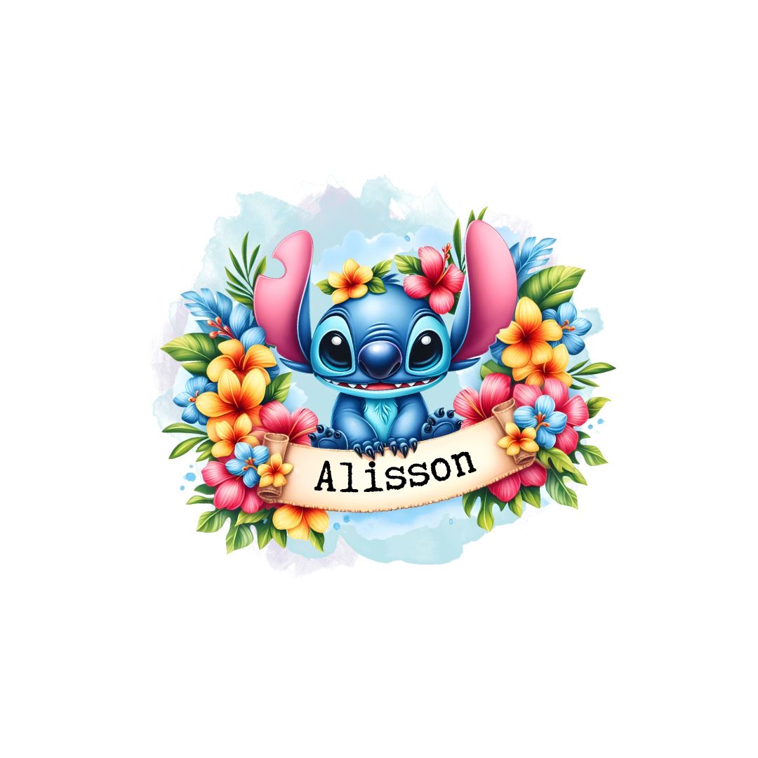 Stitch - Dessous de verre | Prénom Dessous de verres Disney Shop | Anylem Beauty 