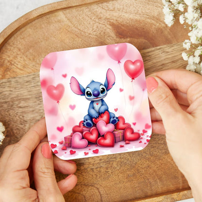 Stitch - Dessous de verre | St Valentin Dessous de verres Disney Shop | Anylem Beauty 