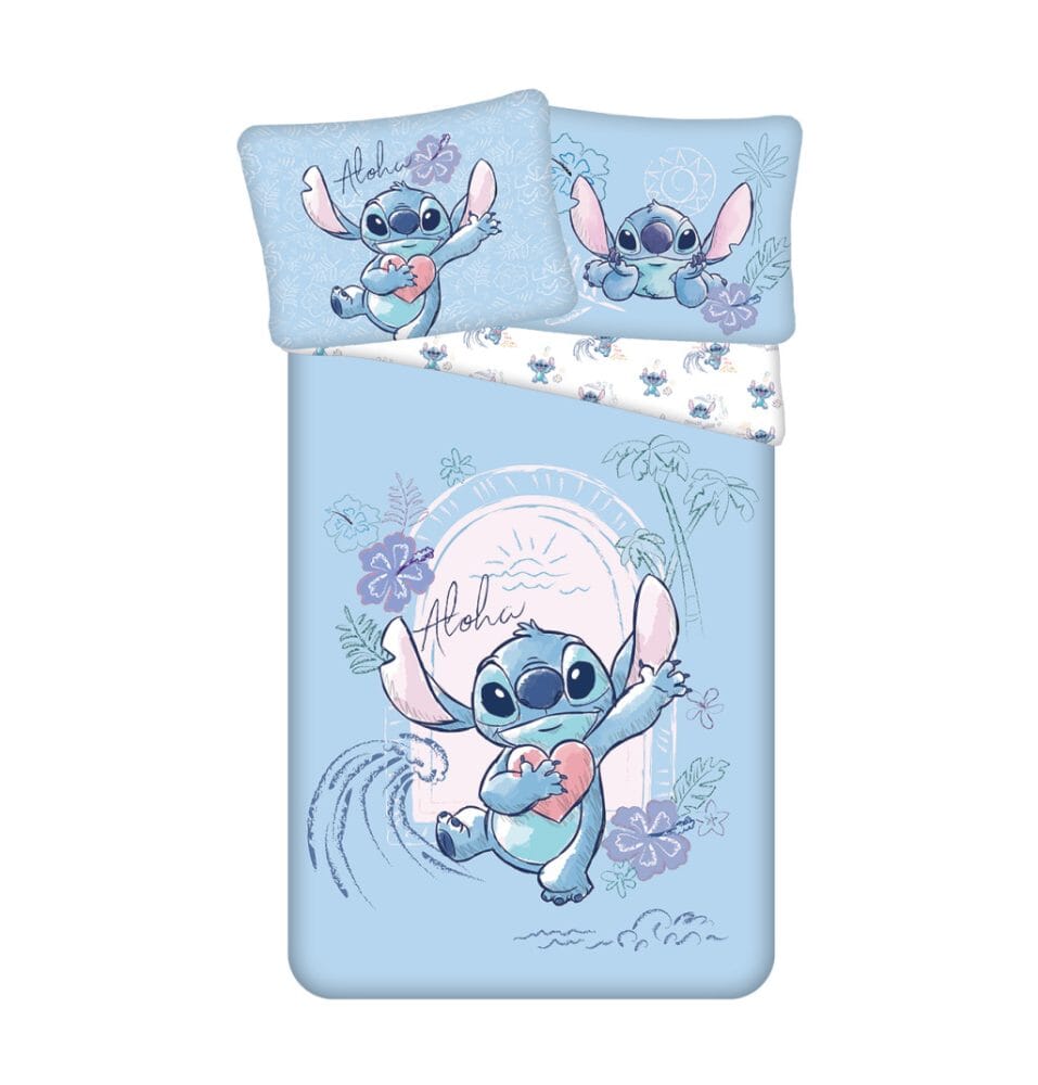 Stitch - Housse de couette 140x200cm | Aloha Housses de Couette Disney Shop | Anylem Beauty 