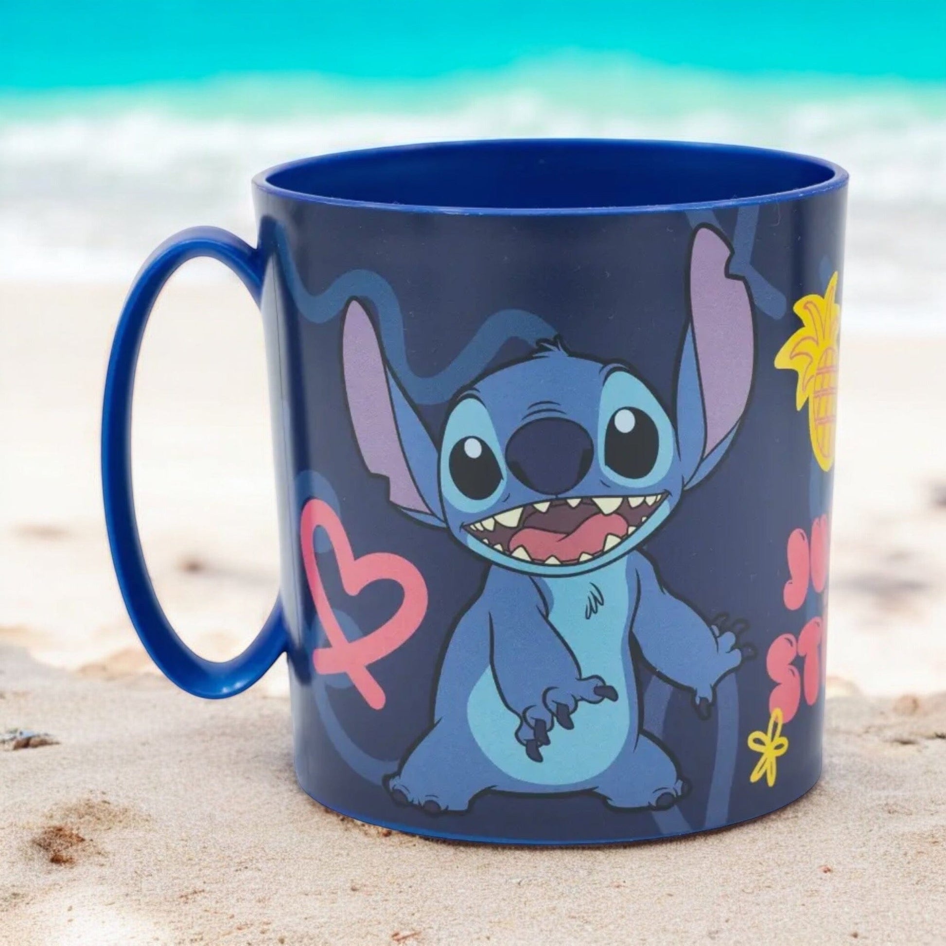 PRE COMMANDE Art de la table - Mug plastique Micro-ondes 350ml Stitch Arts de la Table Mastoys 