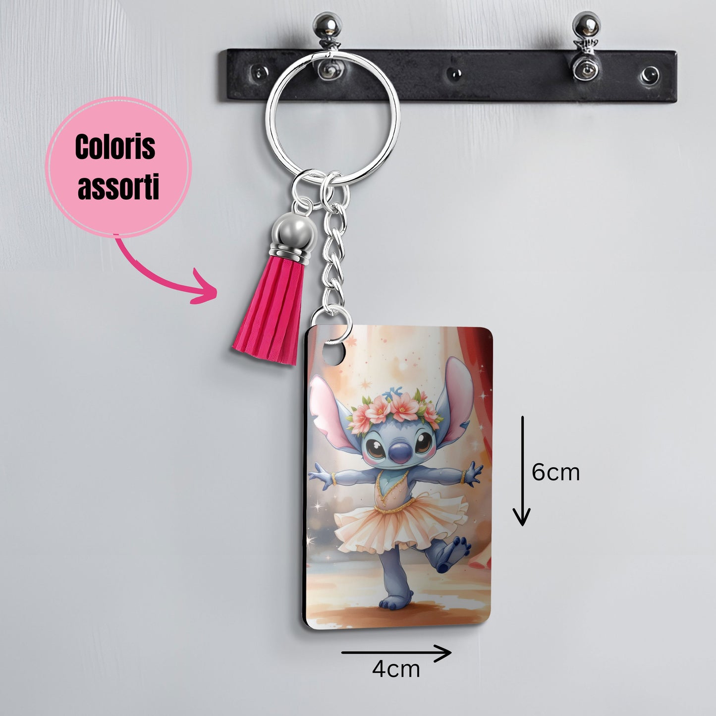 Stitch - Personnalisation | Danseur Personnalisation Disney Shop | Anylem Beauty Porte clé 