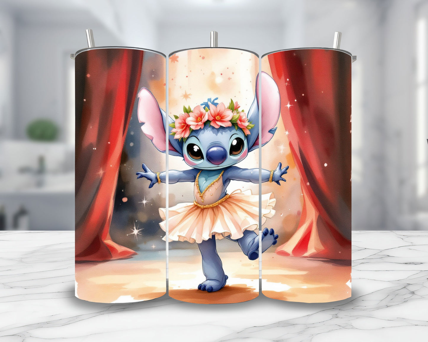 Stitch - Personnalisation | Danseur Personnalisation Disney Shop | Anylem Beauty Thermos 570ml 