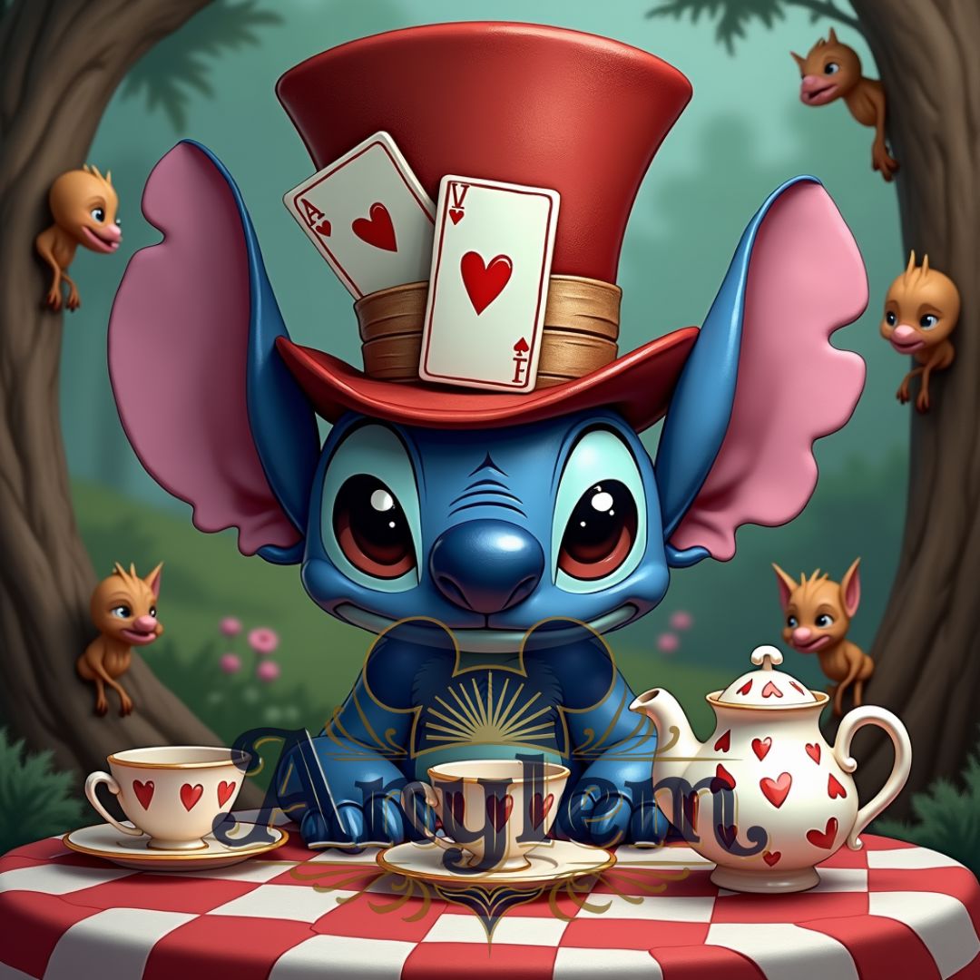 Stitch - Personnalisation | Poker Personnalisation Disney Shop | Anylem Beauty 