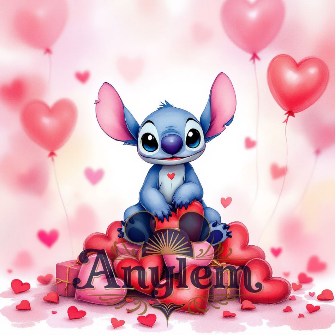 Stitch - Personnalisation | St Valentin Personnalisation Disney Shop | Anylem Beauty 