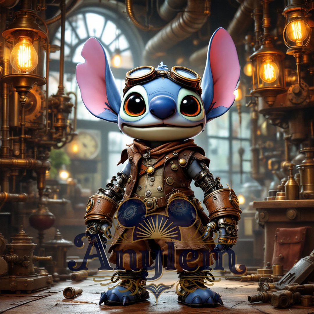 Stitch - Personnalisation | Steampunk Personnalisation Disney Shop | Anylem Beauty 