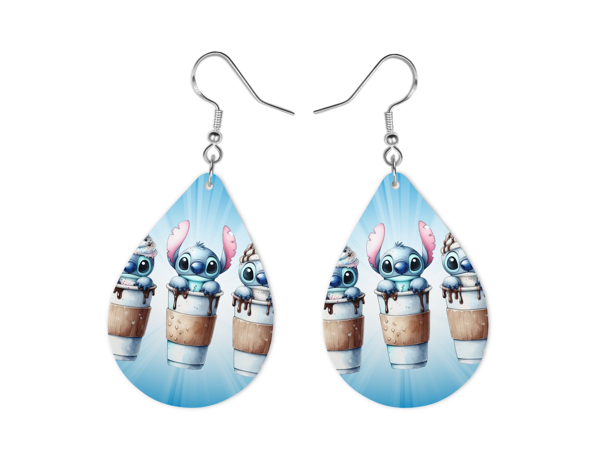 Stitch - Personnalisation | Triple Milkshake Personnalisation Disney Shop | Anylem Beauty Boucle d’oreilles 