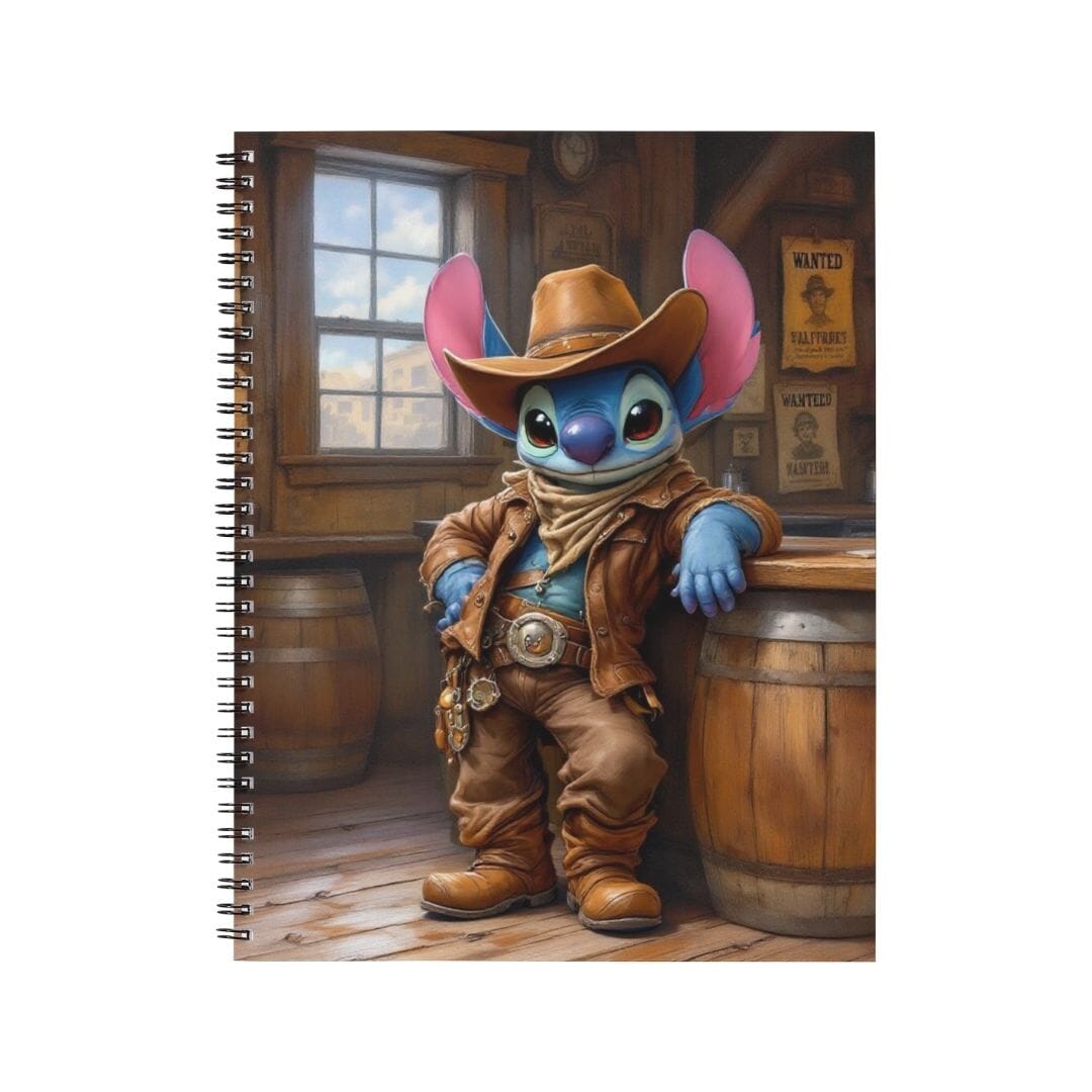 Stitch - Personnalisation | Western Personnalisation Disney Shop | Anylem Beauty Carnet de notes A5 
