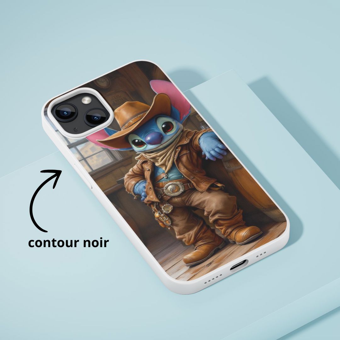 Stitch - Personnalisation | Western Personnalisation Disney Shop | Anylem Beauty Coque de téléphone 