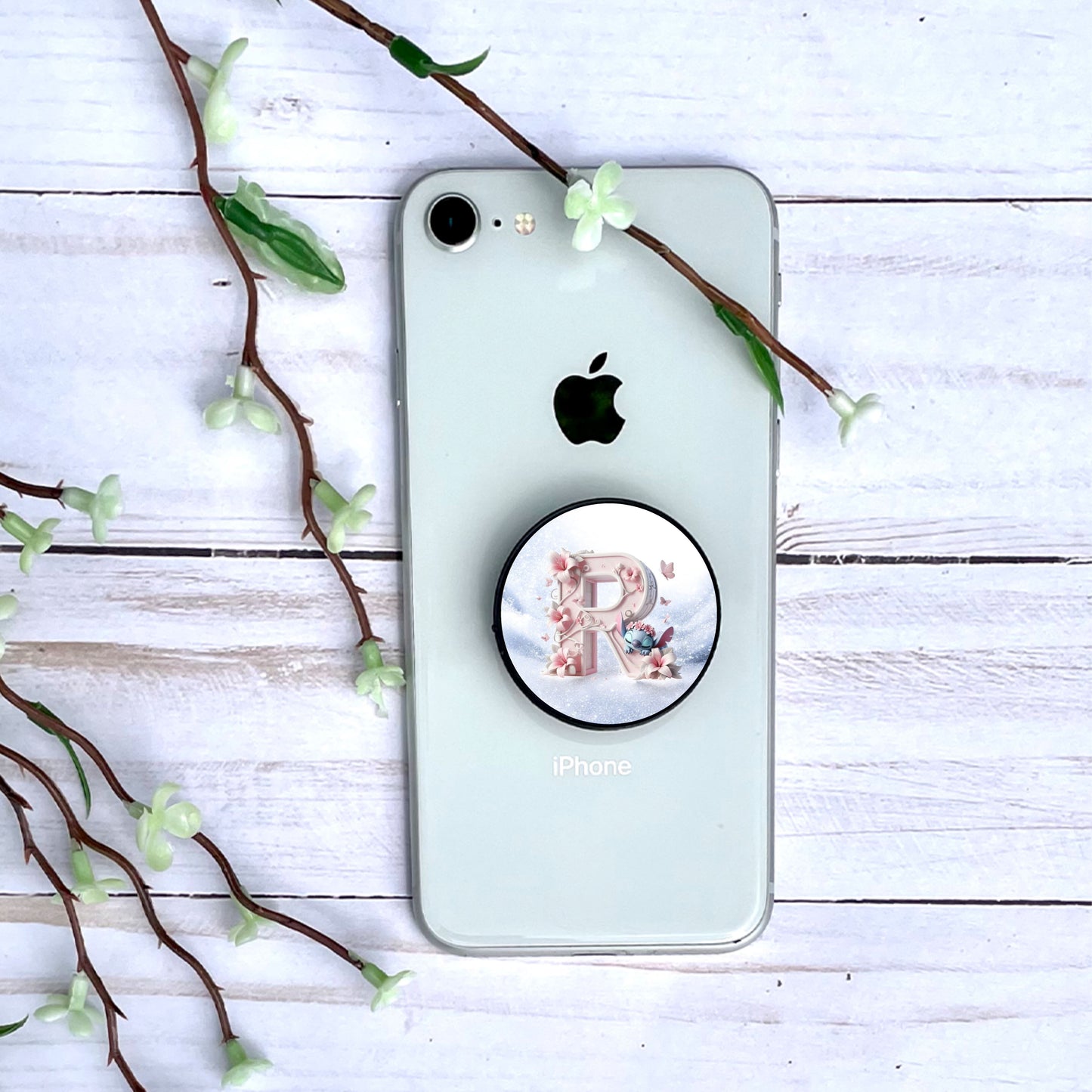 Stitch - Phone Grip "Hivernal" | Lettrage Phone Grip Disney Shop | Anylem Beauty R 