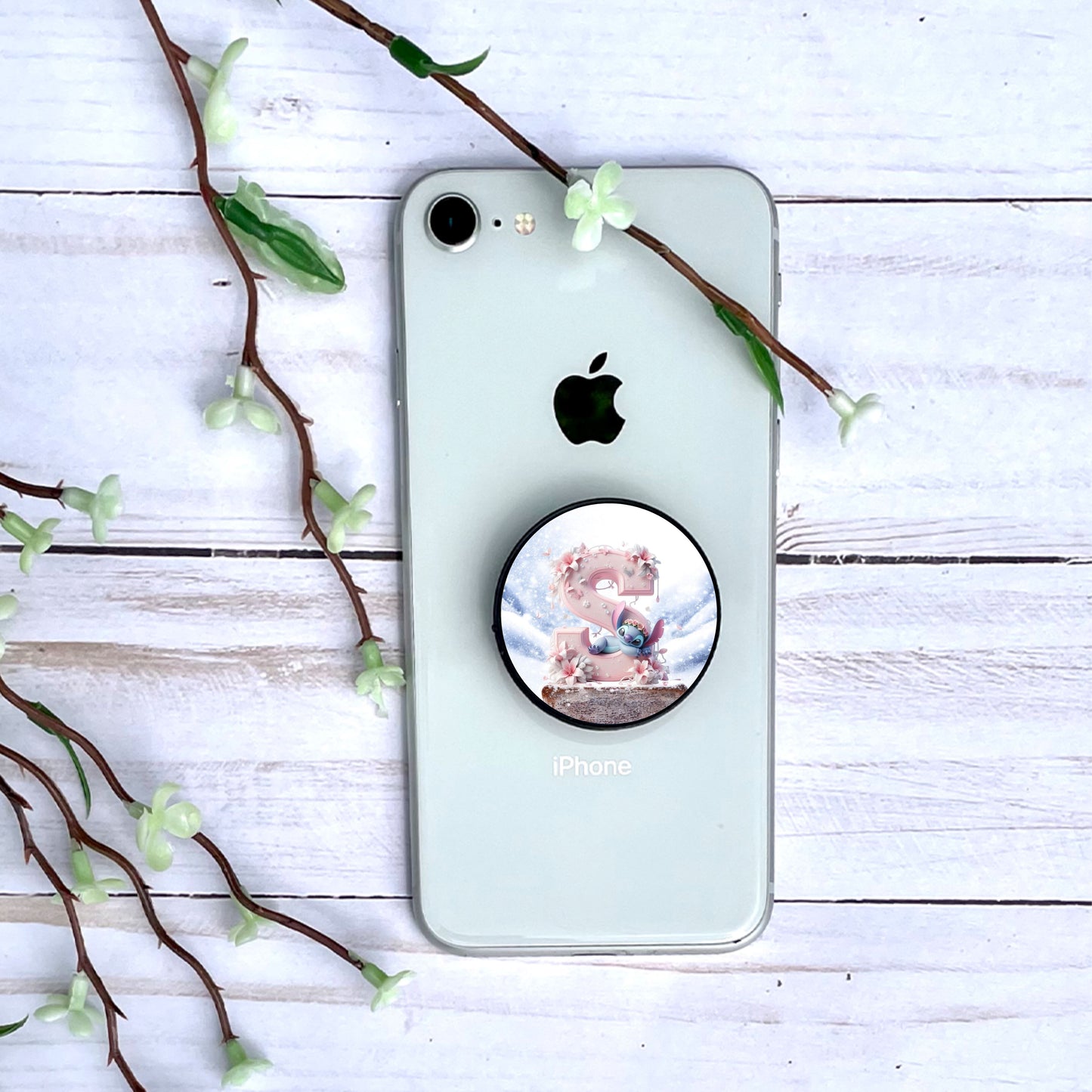 Stitch - Phone Grip "Hivernal" | Lettrage Phone Grip Disney Shop | Anylem Beauty S 