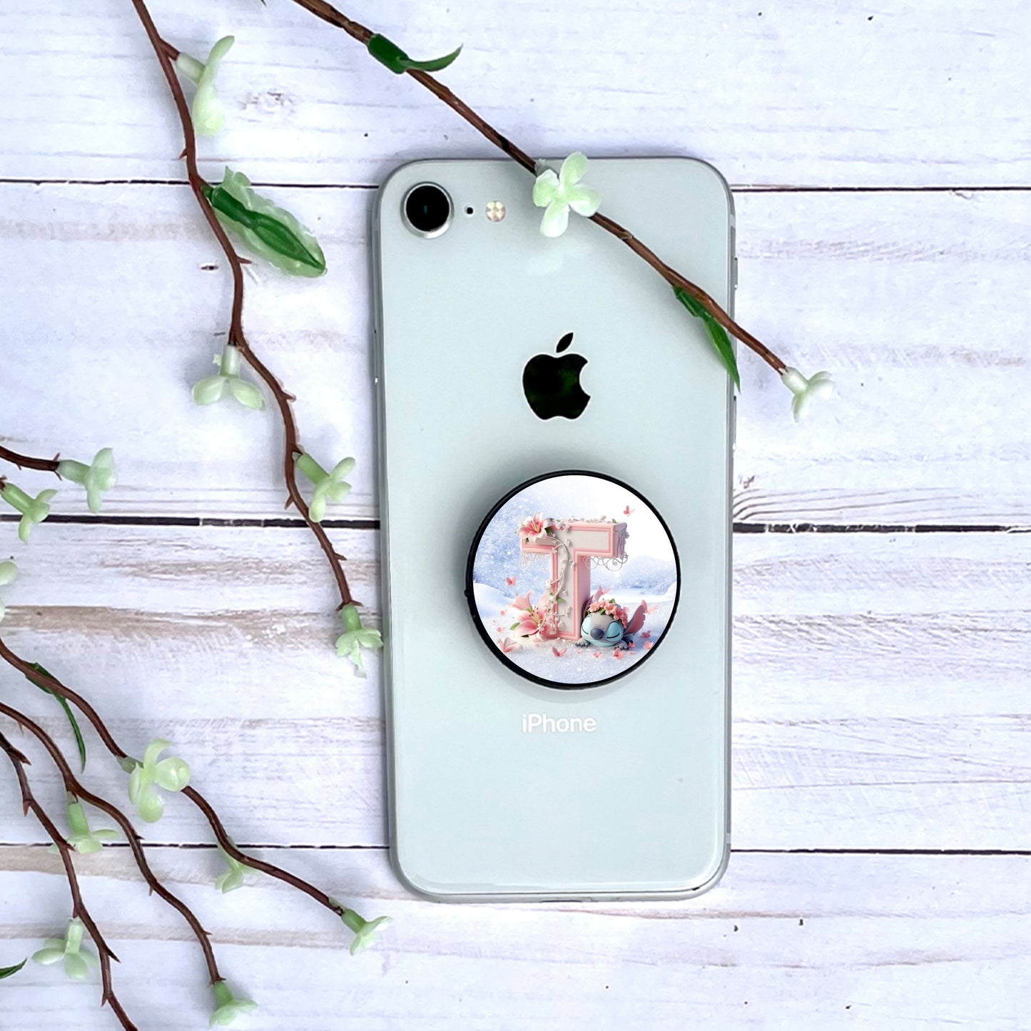 Stitch - Phone Grip "Hivernal" | Lettrage Phone Grip Disney Shop | Anylem Beauty T 