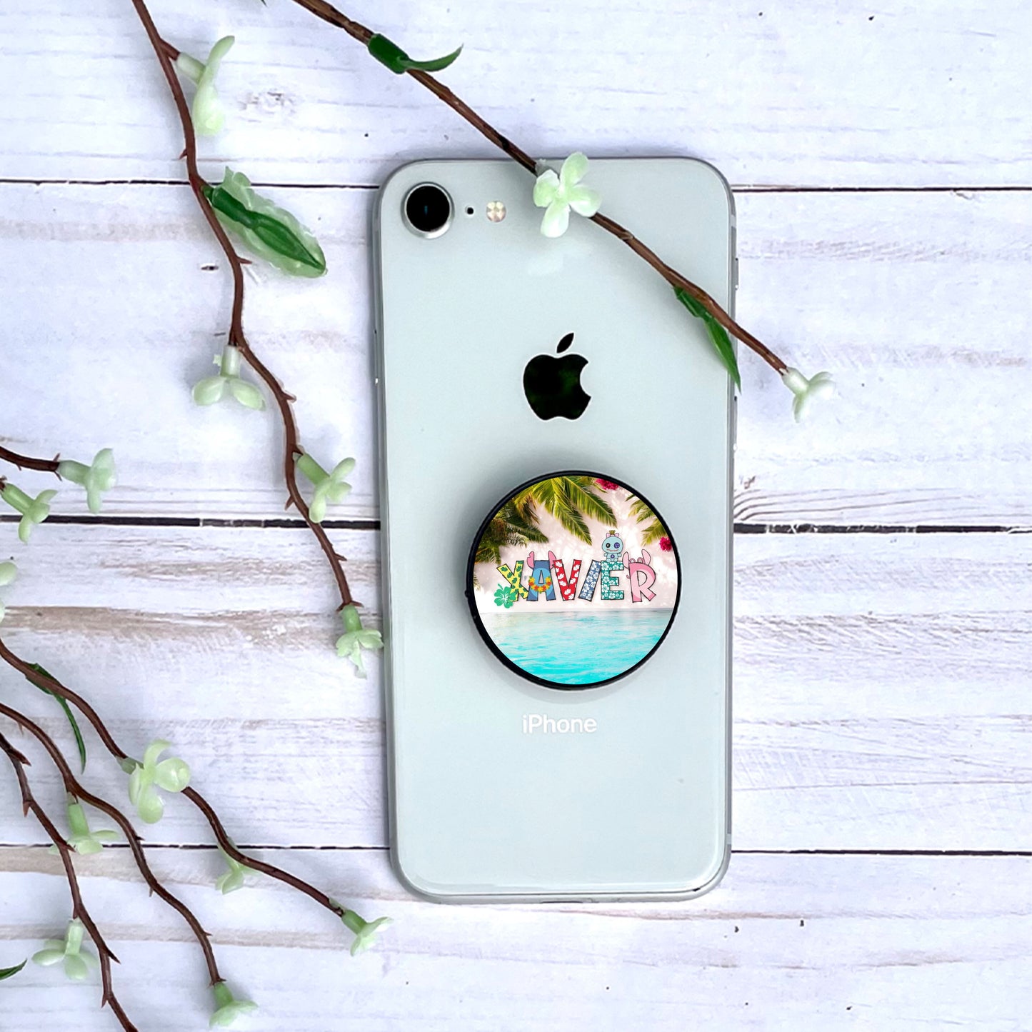 Stitch - Phone Grip | Prénom en lettres Phone Grip Disney Shop | Anylem Beauty 