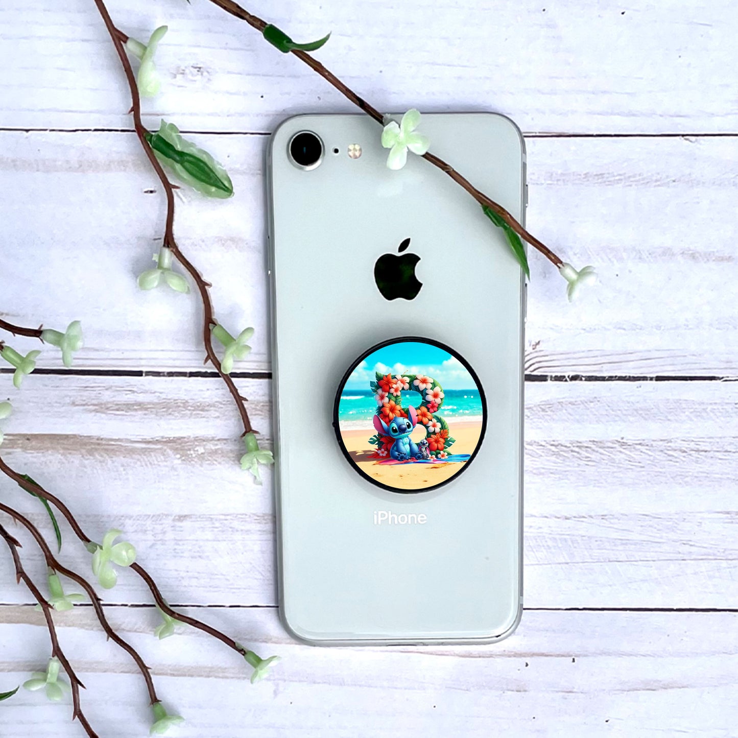 Stitch - Phone Grip "Tropiques" | Lettrage Phone Grip Disney Shop | Anylem Beauty B 