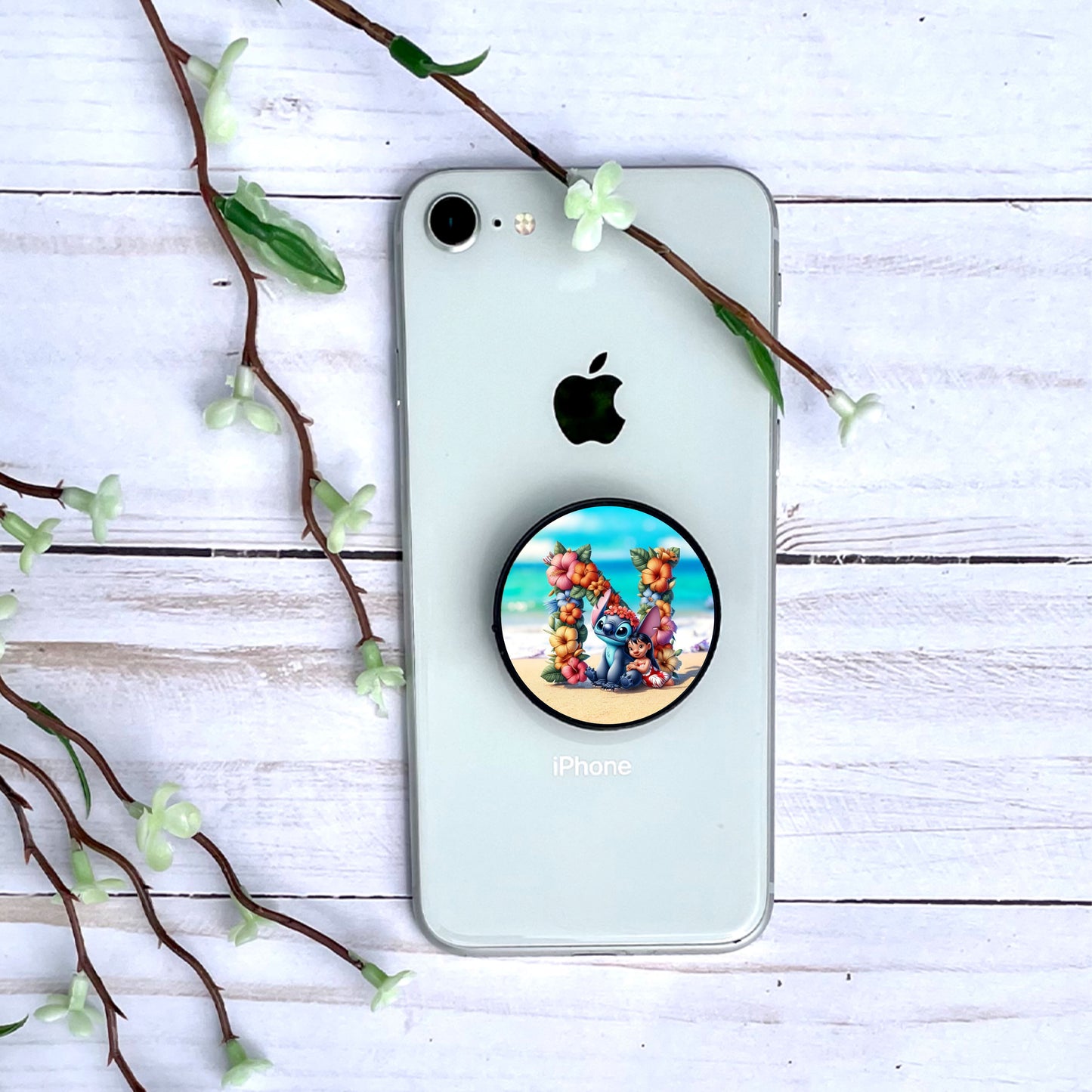 Stitch - Phone Grip "Tropiques" | Lettrage Phone Grip Disney Shop | Anylem Beauty N 