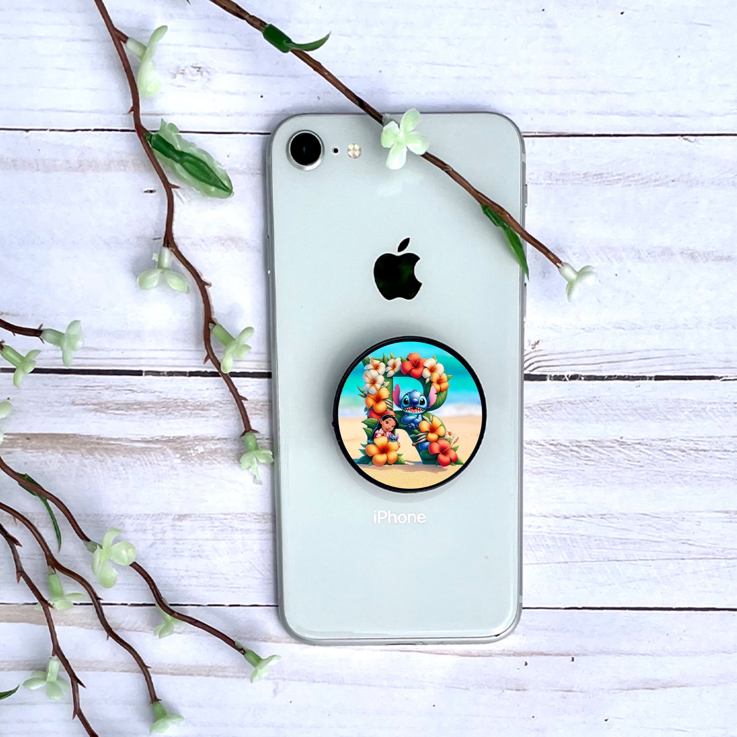 Stitch - Phone Grip "Tropiques" | Lettrage Phone Grip Disney Shop | Anylem Beauty R 